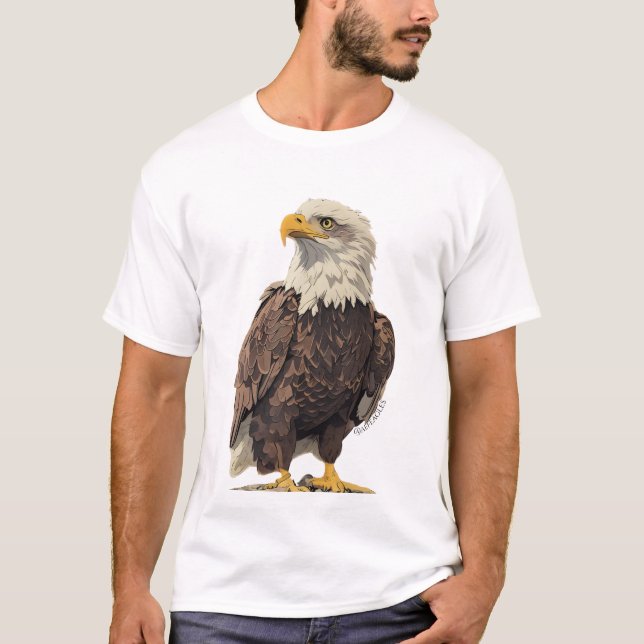 Abe der Weißkopfseeadler T-Shirt (Vorderseite)
