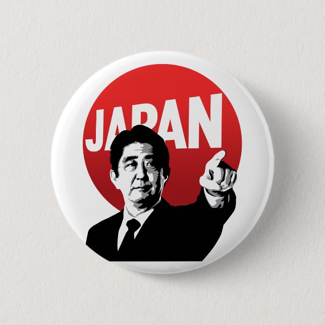 Abe Japan Button (Vorderseite)