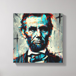 ABE LINCOLN 16. US-PRÄSIDENT 2 LEINWANDDRUCK