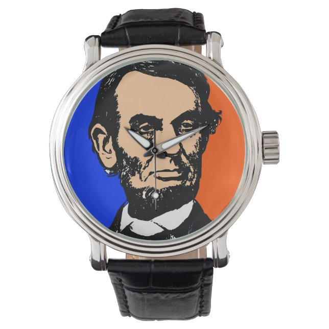 ABE LINCOLN (2) ARMBANDUHR (Vorderseite)