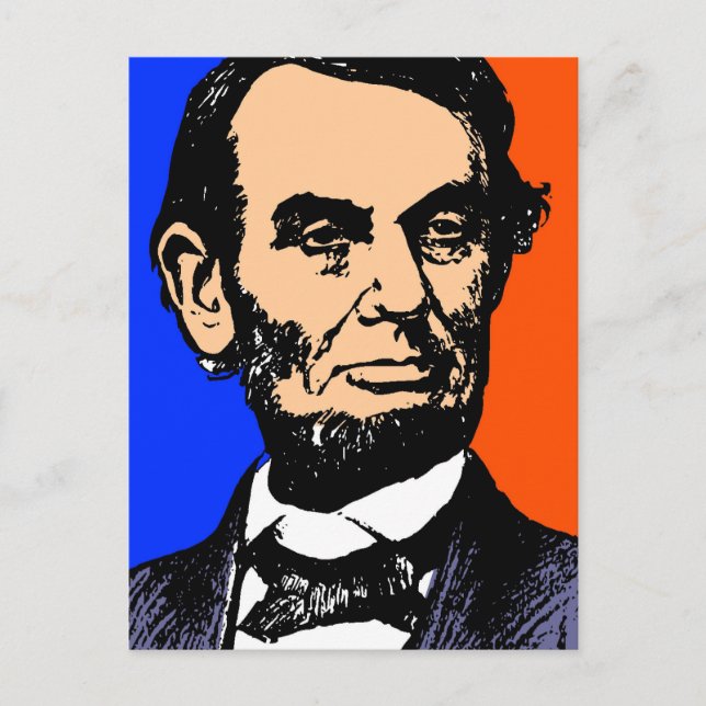 ABE LINCOLN (2) POSTKARTE (Vorderseite)