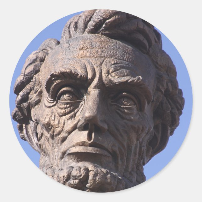 Abe Lincoln Aufkleber (Vorderseite)