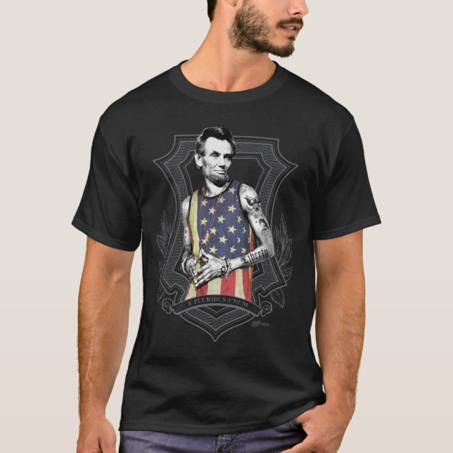 Abe Lincoln avec le T-shirt de tatouages (Devant)