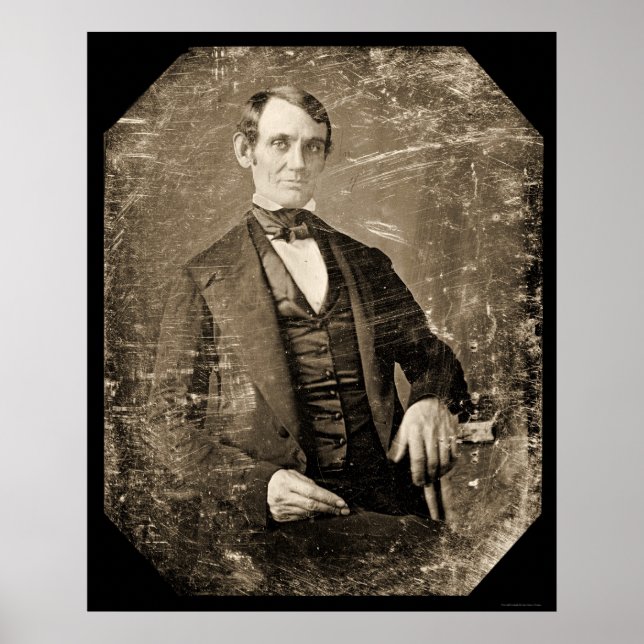 Abe Lincoln Daguerreotype 1846 Poster (Vorne)