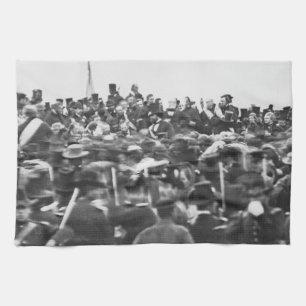 Abe Lincoln Gettysburg-Adresse: Ende des Bürgerkri Geschirrtuch