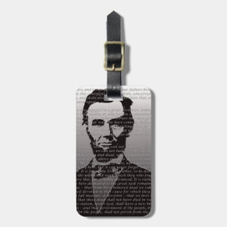 Abe Lincoln Gettysburg Adresse Gepäckanhänger
