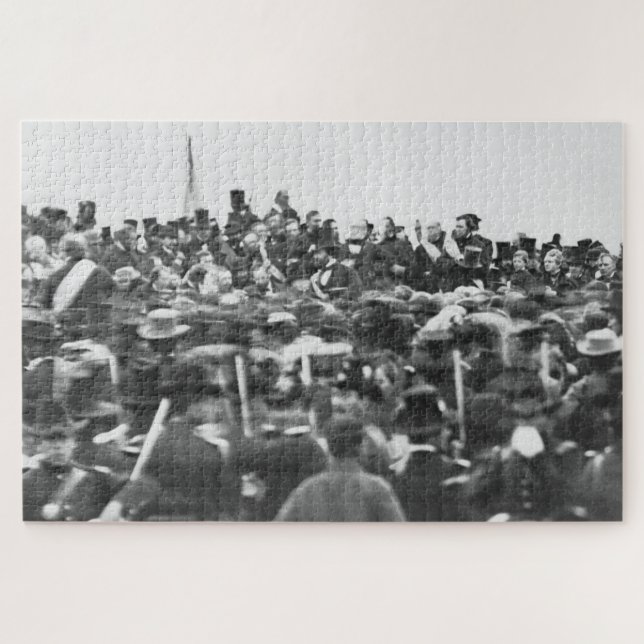 Abe Lincoln Gettysburg Rede: Ende des Zivilen Krie (Horizontal)