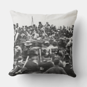 Abe Lincoln Gettysburg Rede: Ende des Zivilen Krie Kissen