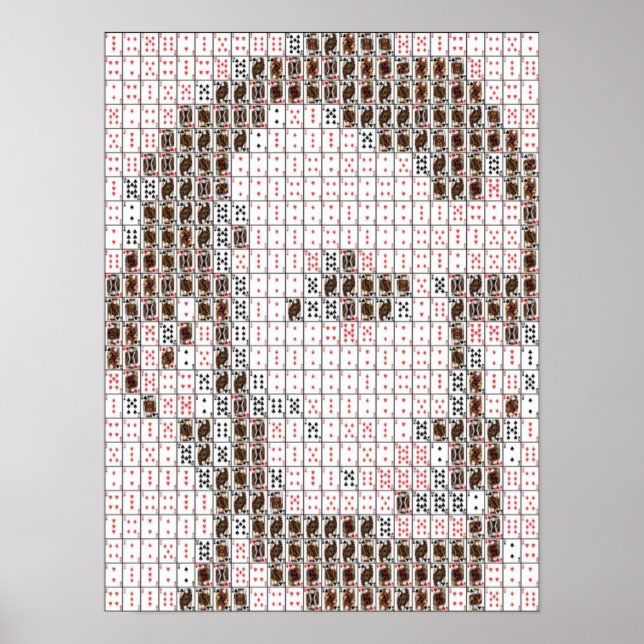 Abe Lincoln Kartenmontage Poster (Vorne)