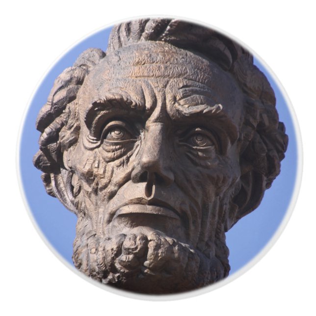 Abe Lincoln Keramik Knob Keramikknauf (Vorderseite)