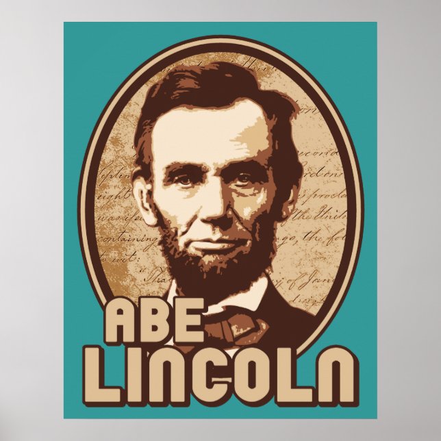 Abe Lincoln Poster (Vorne)
