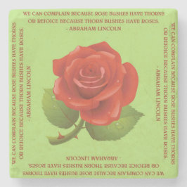 ABE LINCOLN QUOTE STEINUNTERSETZER