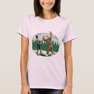 ABE LINCOLN: SASQUATCH JÄGER - lustiges T-Shirt