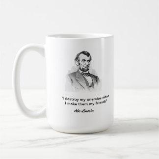 Abe Lincoln Zitat Kaffeetasse