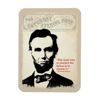 Abe Lincoln Zitat Magnet