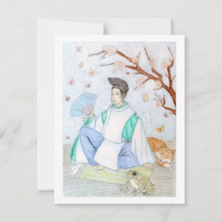 Abe no Seimei Originalkunstwerk Mitteilungskarte
