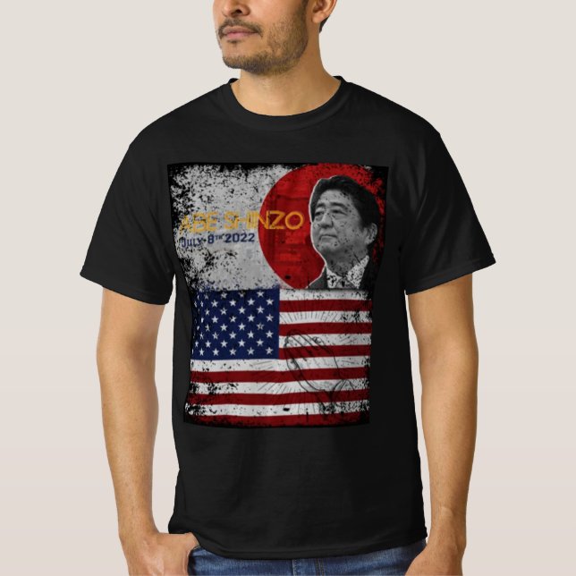 Abe shinzo retro T-Shirt (Vorderseite)