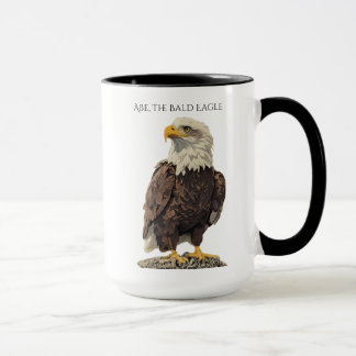 Abe the Bald Eagle Mug Tasse