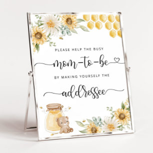 Abee Help the Busy Mom Adressez une affiche d'enve