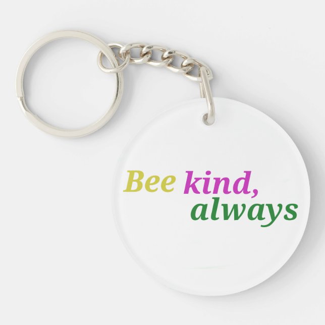 Abee Kind Always - Keychai Motivationnel Minimalis (Devant)