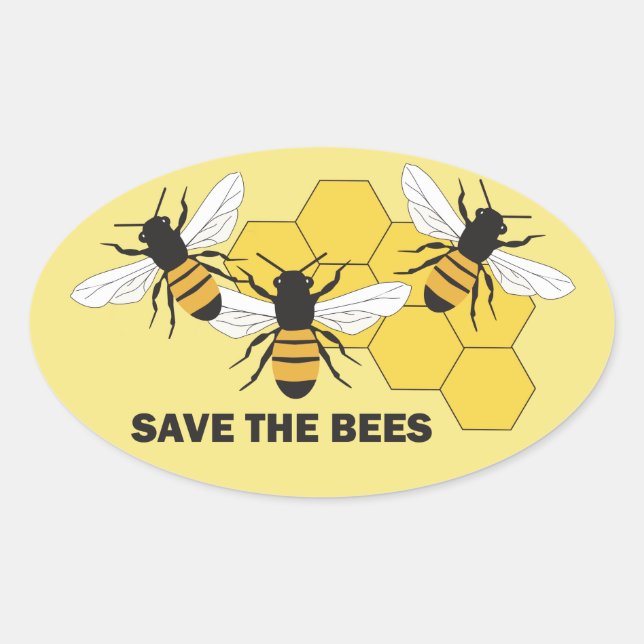 Abeigneurs Sauvez l'abeille Sticker (Devant)
