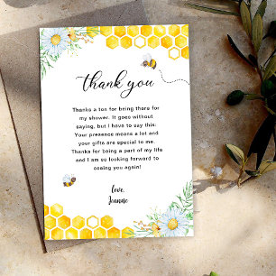 Abeille à miel florale Merci