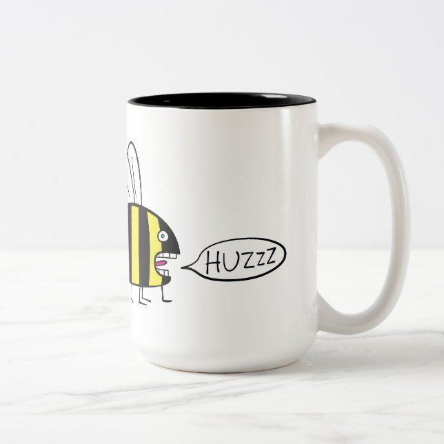 Abeille-ast l'abeille - tasse à deux tons de 444 (Droit)