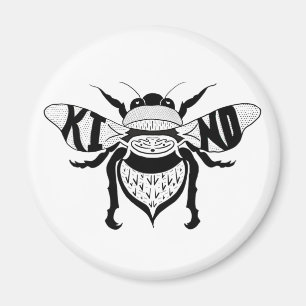 Abeille Cercle Réfrigérateur Magnet