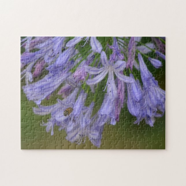 Abeille De Miel Volée Par Lily Flowers Art Puzzle (Horizontal)