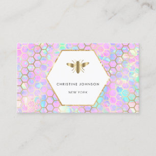 abeille étiquette hexagone