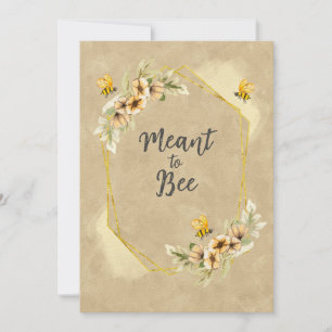 Abeille mignonne Faire-part de mariage abordable