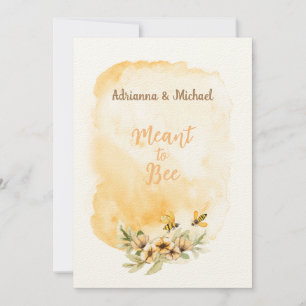 Abeille mignonne Faire-part de mariage abordable