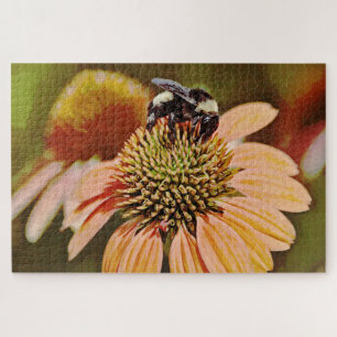 Abeille sur Coneflower Wild Flower Giant Puzzle