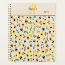 Abeilles de miel et tournesols