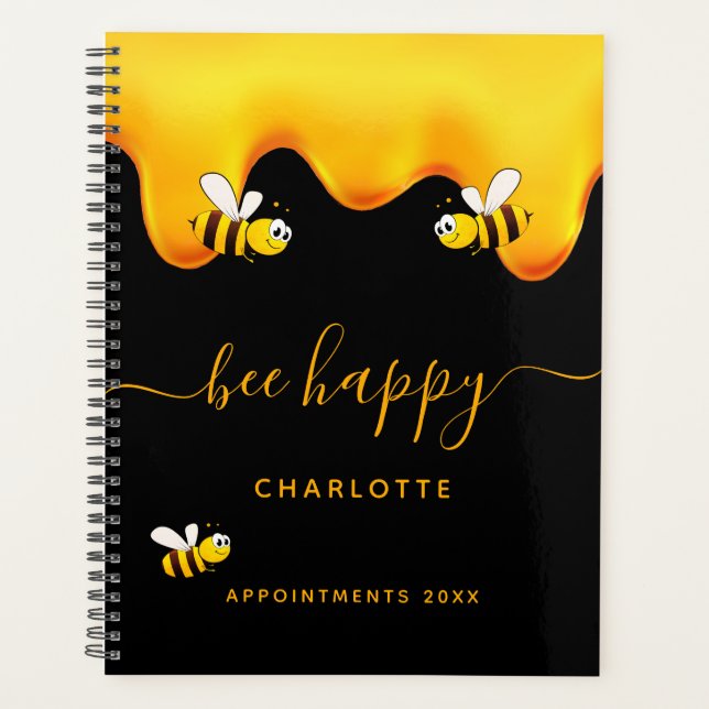 Abeilles noires joyeux bees doux miel 2022 (Devant)