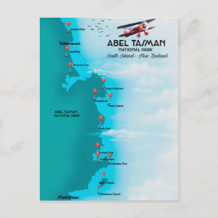 Abel Tasman Nationalpark Postkarte