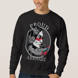 Abenaki Amerikanische Ureinwohner Tribe Warrior Gi Sweatshirt