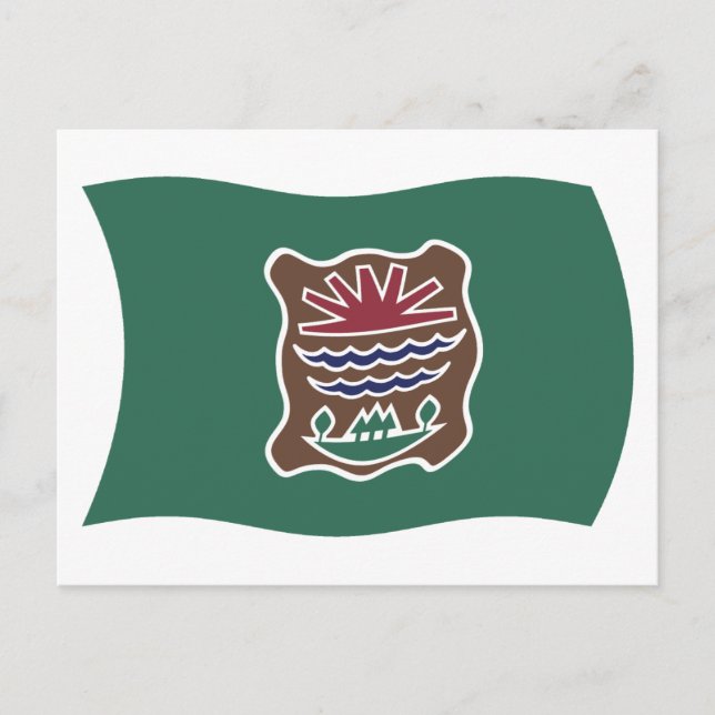 Abenaki Stammes-Flag Postkarte (Vorderseite)