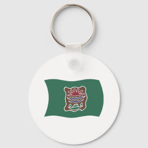 Abenaki-Stammesflagge-Schlüsselanhänger Schlüsselanhänger