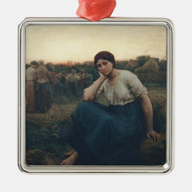 Abend, 1860 ornament aus metall (Vorne)