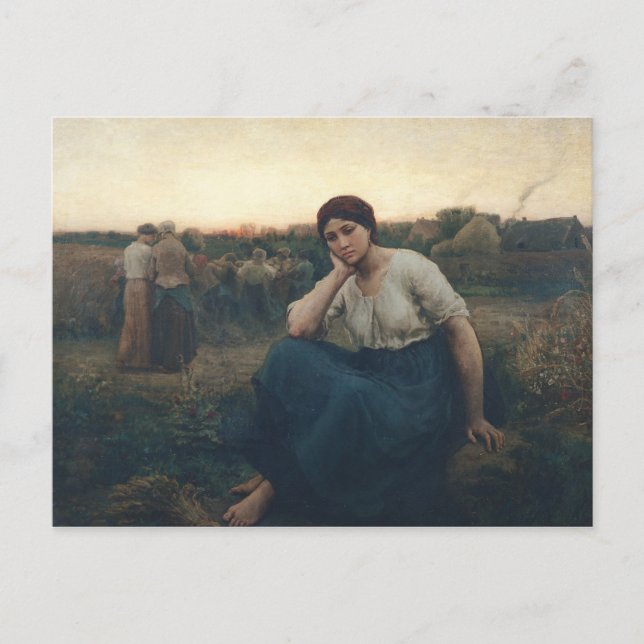 Abend, 1860 postkarte (Vorderseite)