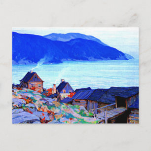 Abend an der Nordküste von Clarence Gagnon Postkarte