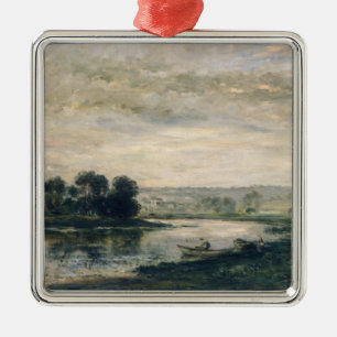 Abend auf dem Oise, 1872 Silbernes Ornament