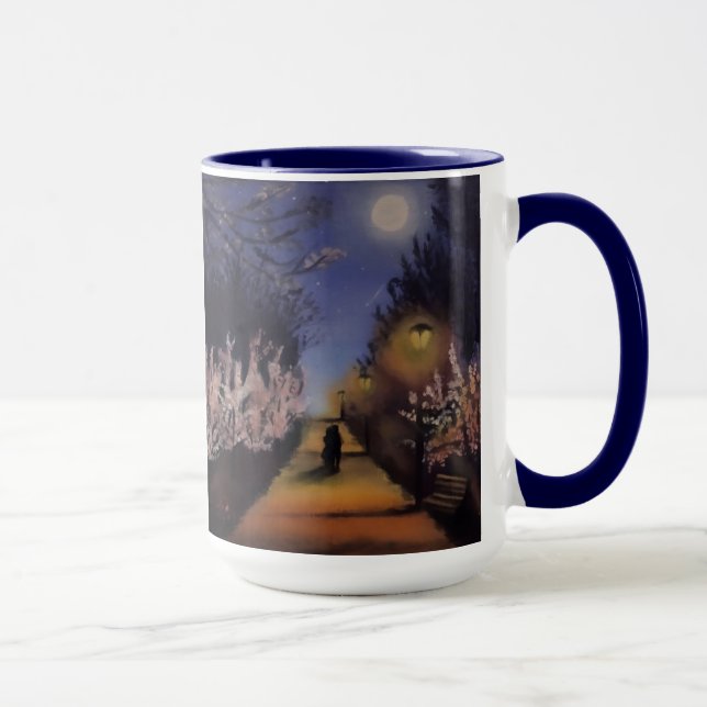 Abend auf der Landstraße Tasse (Rechts)