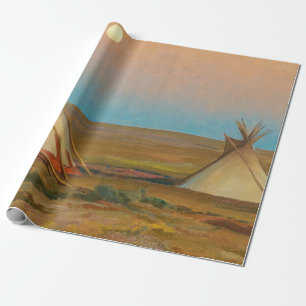 Abend auf der Reservierung für Blackfeet durch Di Geschenkpapier