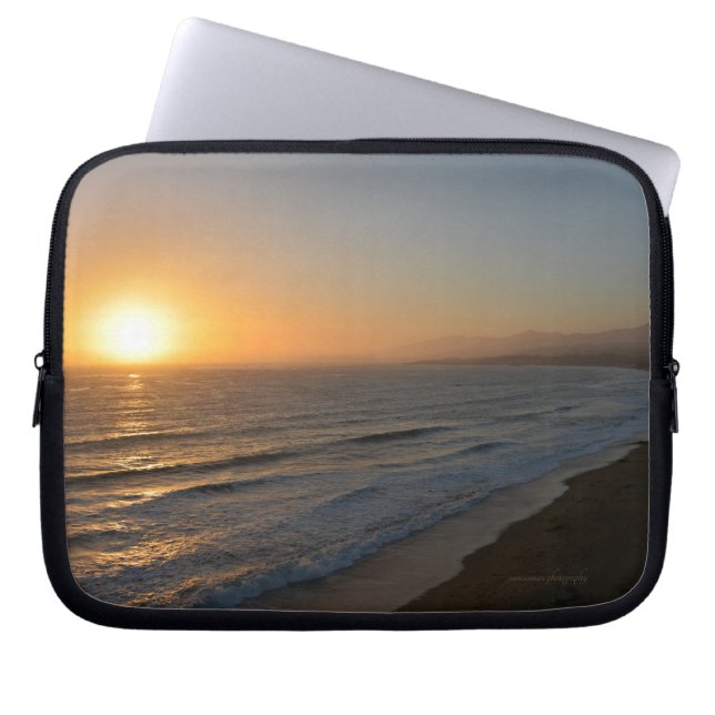 Abend Beach Laptopschutzhülle (Vorderseite)