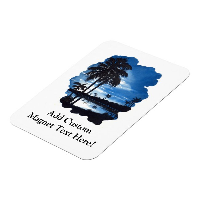 Abend Beach Vacation Magnet (Linke Seite)