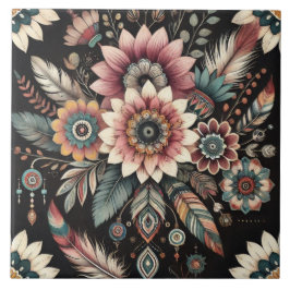 Abend Boho Blooms Fliese