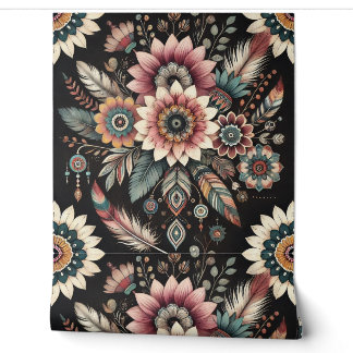 Abend Boho Blooms Tapete