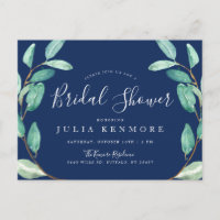 Abend Botanical | Brautparty Einladung